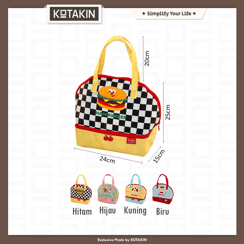 Tas Thermal Cooler Bag Aluminium Foil